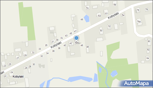 Ćmińsk, Kobylaki, 44, mapa Ćmińsk