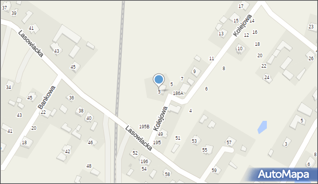 Cmolas, Kolejowa, 3, mapa Cmolas