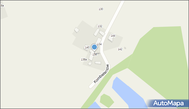 Ćwiklice, Kombatantów, 136, mapa Ćwiklice