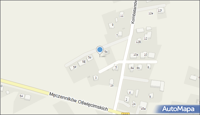 Ćwiklice, Kombatantów, 5c, mapa Ćwiklice