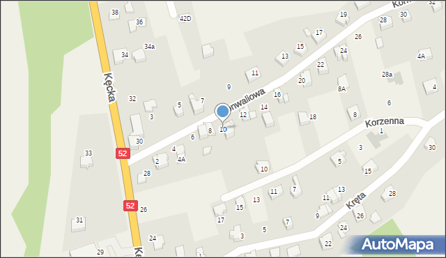 Czaniec, Konwaliowa, 10, mapa Czaniec