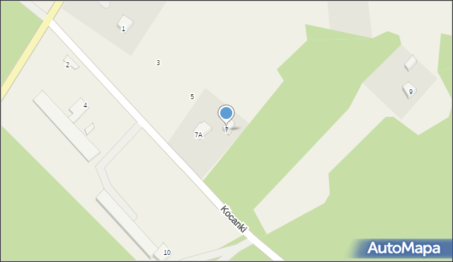 Czapielsk, Kocanki, 7, mapa Czapielsk