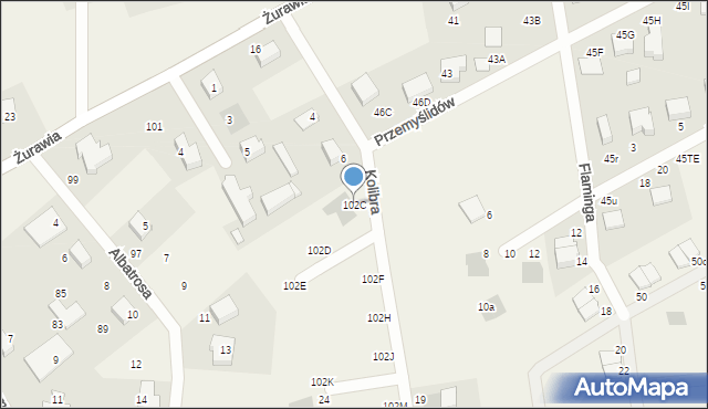 Czaple, Kolibra, 8, mapa Czaple