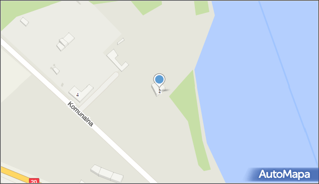 Czaplinek, Komunalna, 2, mapa Czaplinek