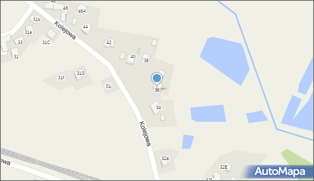 Czarków, Kolejowa, 36, mapa Czarków