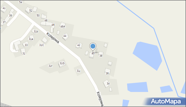 Czarków, Kolejowa, 40, mapa Czarków