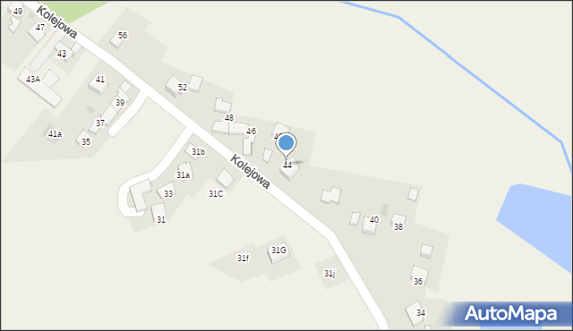 Czarków, Kolejowa, 44, mapa Czarków