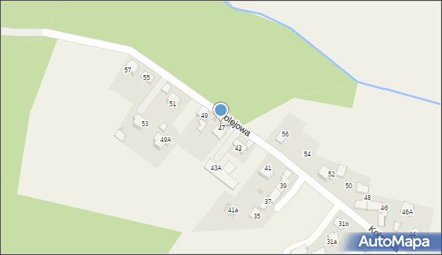 Czarków, Kolejowa, 47, mapa Czarków