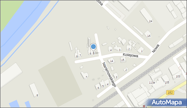 Czarnków, Kolejowa, 5, mapa Czarnków