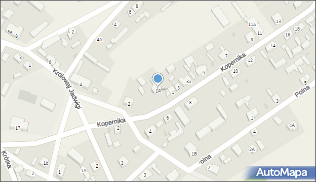 Czarnów, Kopernika Mikołaja, 1A, mapa Czarnów