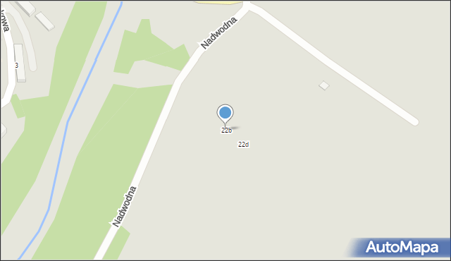 Czarny Dunajec, Kolejowa, 22b, mapa Czarny Dunajec