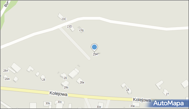 Czarny Dunajec, Kolejowa, 23H, mapa Czarny Dunajec
