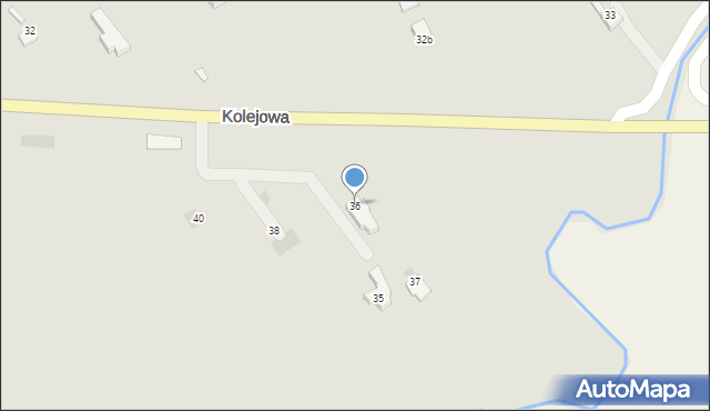 Czarny Dunajec, Kolejowa, 36, mapa Czarny Dunajec