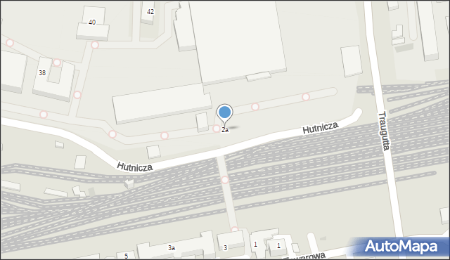 Czechowice-Dziedzice, Kochanowskiego Jana, 2a, mapa Czechowic-Dziedzic