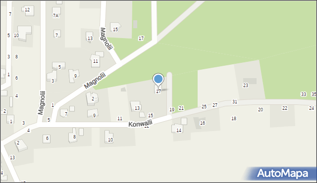 Czeczotki, Konwalii, 17, mapa Czeczotki