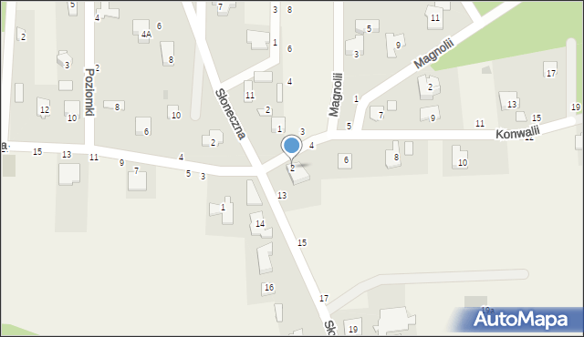 Czeczotki, Konwalii, 2, mapa Czeczotki