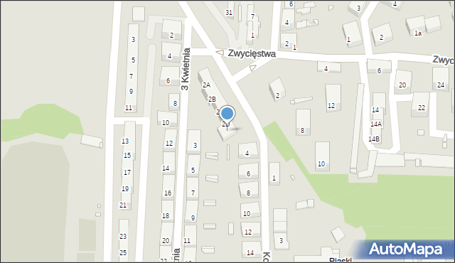 Czeladź, Kościuszki Tadeusza, gen., 2e, mapa Czeladź