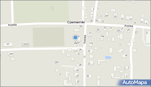 Czemierniki, Kocka, 41b, mapa Czemierniki