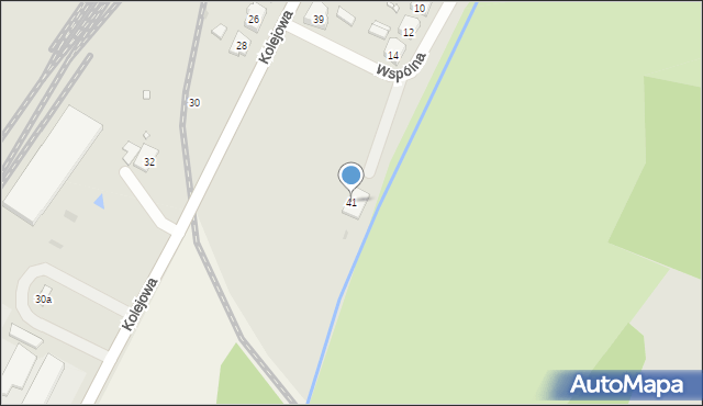 Czempiń, Kolejowa, 41, mapa Czempiń