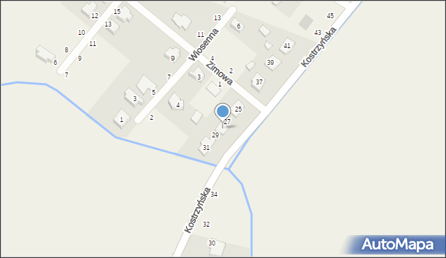 Czerlejno, Kostrzyńska, 49, mapa Czerlejno