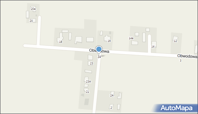 Czerniewice, Kolejowa, 24, mapa Czerniewice