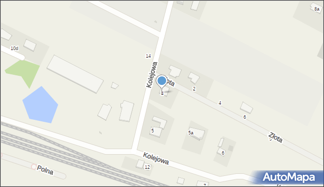 Czernikowo, Kolejowa, 4, mapa Czernikowo