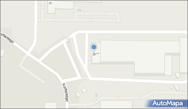 Częstochowa, Korfantego Wojciecha, 29, mapa Częstochowy