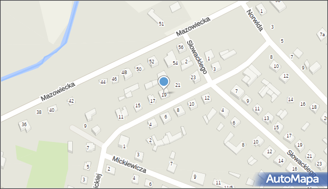 Czyżew, Konopnickiej Marii, 19, mapa Czyżew