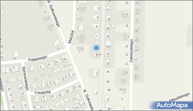 Dąbcze, Kołłątaja Hugo, 5, mapa Dąbcze