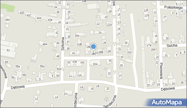 Dąbrowa Górnicza, Kondratowicza, 28C, mapa Dąbrowa Górnicza