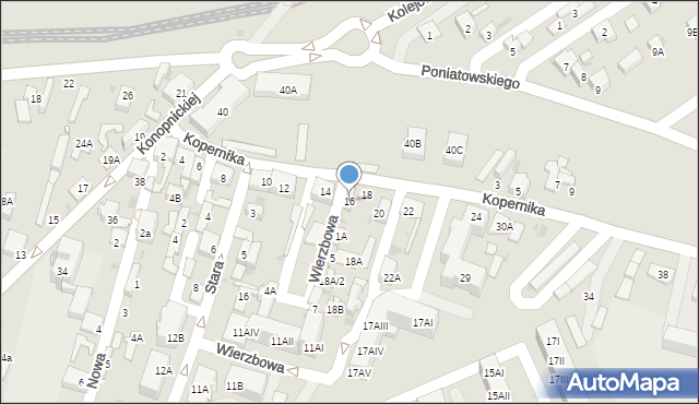 Dąbrowa Górnicza, Kopernika Mikołaja, 16, mapa Dąbrowa Górnicza