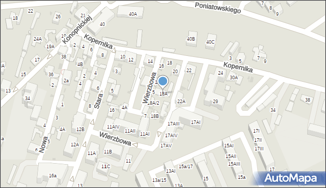 Dąbrowa Górnicza, Kopernika Mikołaja, 18A, mapa Dąbrowa Górnicza