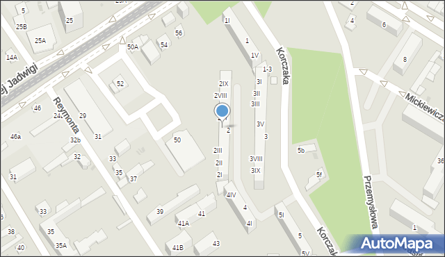 Dąbrowa Górnicza, Korczaka Janusza, 2V, mapa Dąbrowa Górnicza