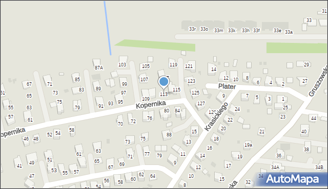 Dąbrowa Tarnowska, Kopernika Mikołaja, 113, mapa Dąbrowa Tarnowska