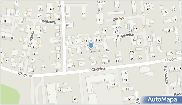 Darłowo, Kopernika Mikołaja, 6, mapa Darłowo