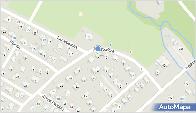 Dębica, Kopernika Mikołaja, 1, mapa Dębicy