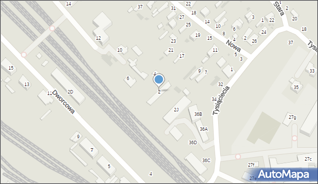 Dęblin, Kolejowa, 2, mapa Dęblin