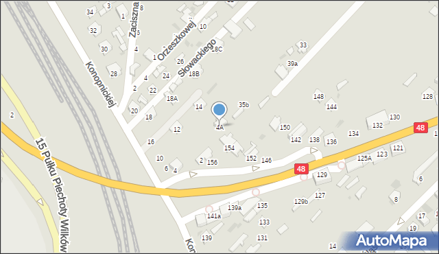 Dęblin, Konopnickiej Marii, 4A, mapa Dęblin