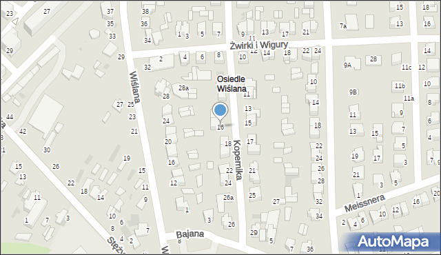 Dęblin, Kopernika Mikołaja, 16, mapa Dęblin