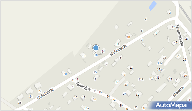Dęblin, Kościuszki Tadeusza, gen., 16, mapa Dęblin