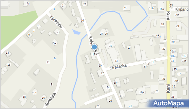 Dębnica Kaszubska, Kościelna, 18a, mapa Dębnica Kaszubska