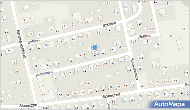 Długołęka, Kopernika Mikołaja, 10, mapa Długołęka