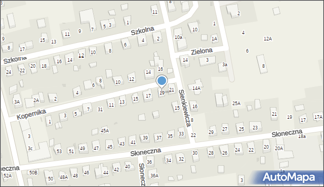 Długołęka, Kopernika Mikołaja, 19, mapa Długołęka