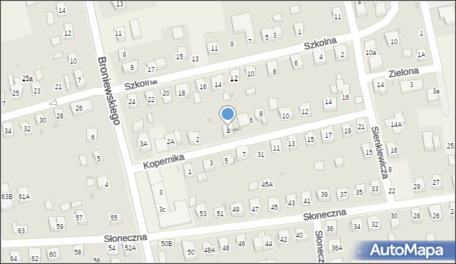 Długołęka, Kopernika Mikołaja, 4, mapa Długołęka