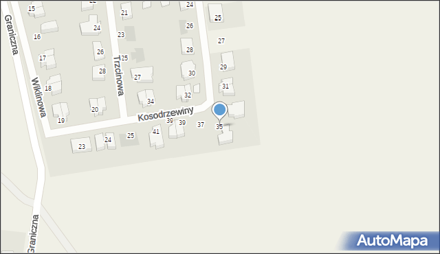 Dobra, Kosodrzewiny, 35, mapa Dobra