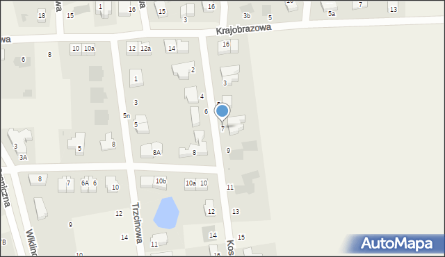 Dobra, Kosodrzewiny, 7, mapa Dobra