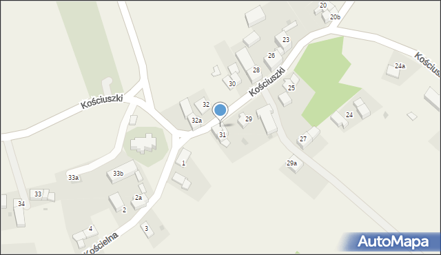Dobrocin, Kościuszki Tadeusza, gen., 31b, mapa Dobrocin