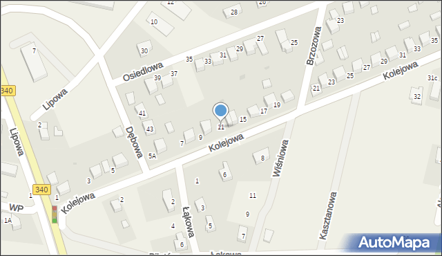 Dobroszyce, Kolejowa, 11, mapa Dobroszyce