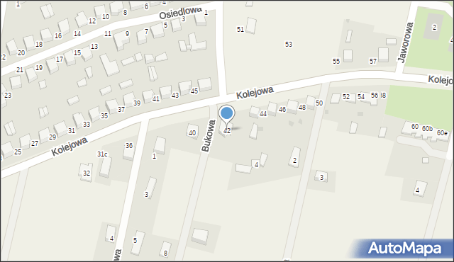 Dobroszyce, Kolejowa, 42, mapa Dobroszyce