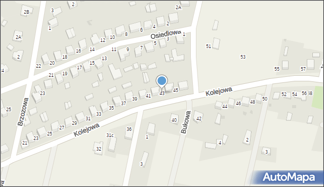 Dobroszyce, Kolejowa, 43, mapa Dobroszyce